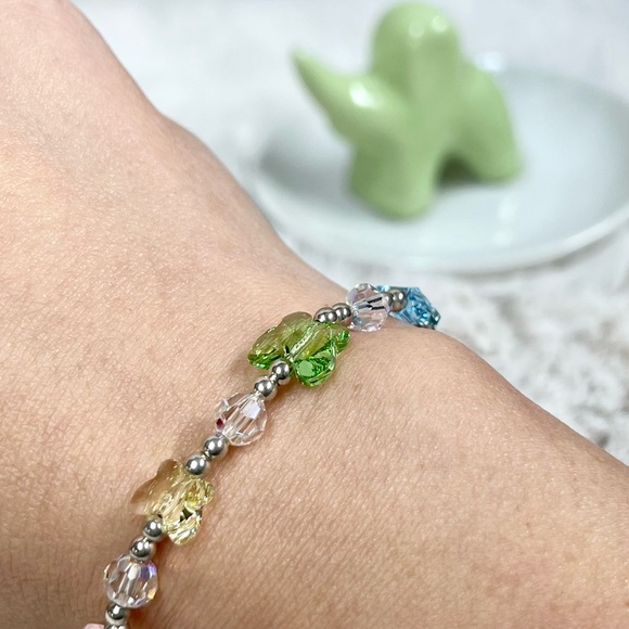 Swarovski crystal with sterling silver beads - Picture 5 of 5